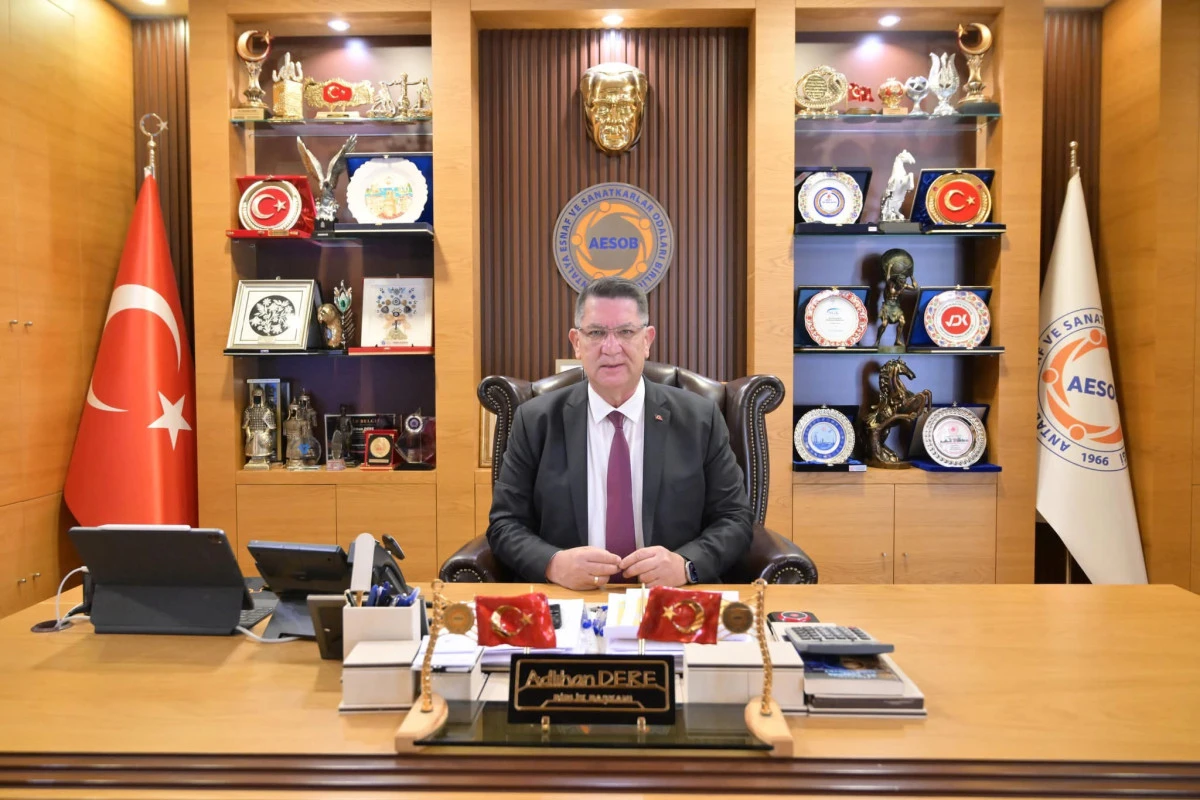  AESOB Başkanı Adlıhan Dere&rsquo;den Esnaf İ&ccedil;in 4 Kritik Talep