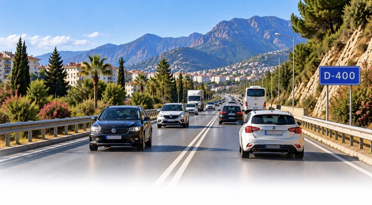  Alanya-Antalya Yolunda Yeni D&uuml;zenleme!  S&uuml;r&uuml;c&uuml;ler Dikkat