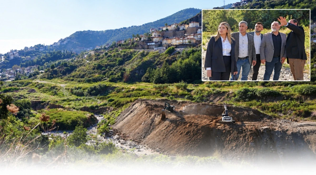 Alanya Belediyesi&rsquo;nden Benliler Deresi&rsquo;nde  Heyelan Riskine Karşı &Ouml;nlem
