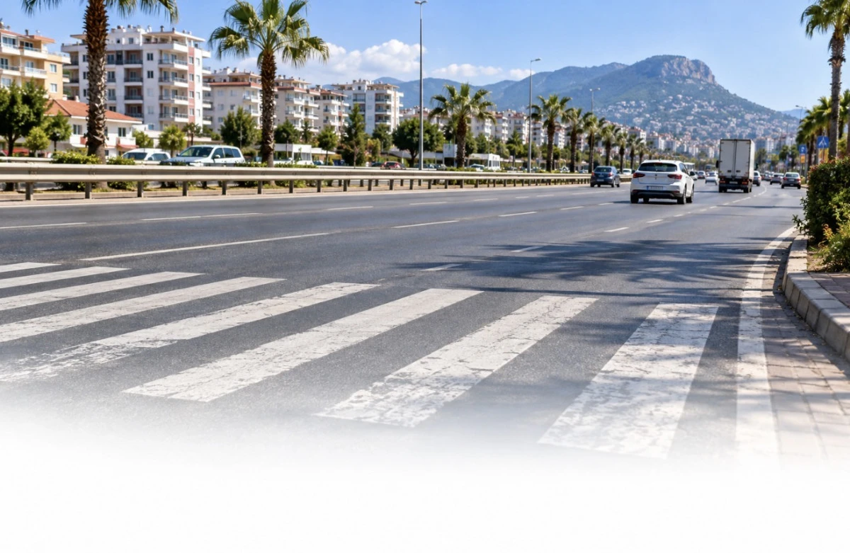  Alanya &Ccedil;evreyolu&rsquo;nda Yaya Ge&ccedil;itleri Kaldırılıyor:  Yayalar Karşıya Nasıl Ge&ccedil;ecek?