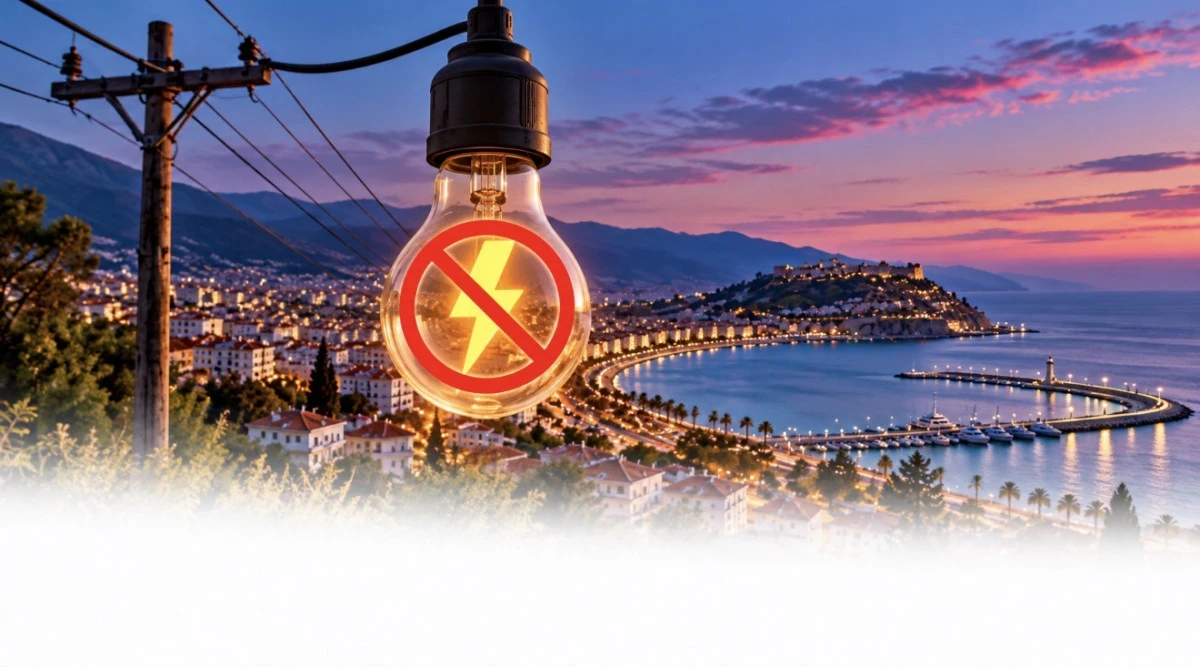 Alanya&rsquo;da Planlı Elektrik Kesintisi: Bazı Mahallelerde Saatler S&uuml;recek