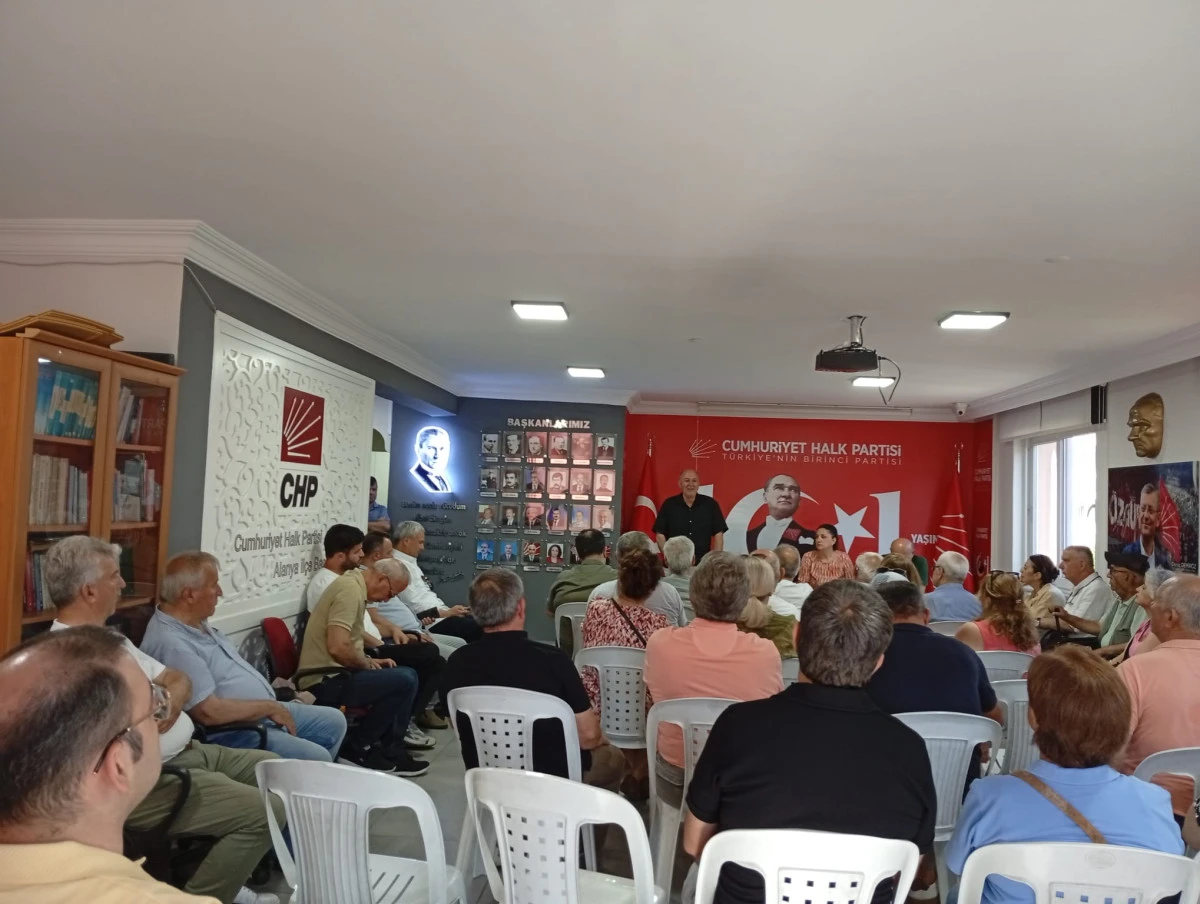 CHP Alanya İl&ccedil;e &Ouml;rg&uuml;t&uuml;&rsquo;nden &Ouml;zg&uuml;r &Ouml;zel&rsquo;e Destek Mesajı