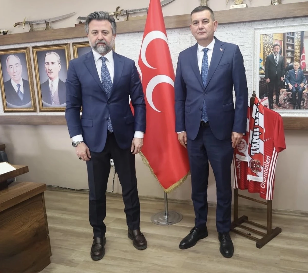 MHP Alanya İl&ccedil;e Kongresi &Ouml;ncesi İl&ccedil;e Başkan Adayı Mustafa T&uuml;rkdoğan Oldu